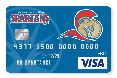 ECC Spartan Affinity Visa Debit Card