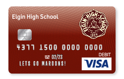 Maroons Visa Debit Card