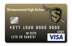 Sabres Visa Debit Card